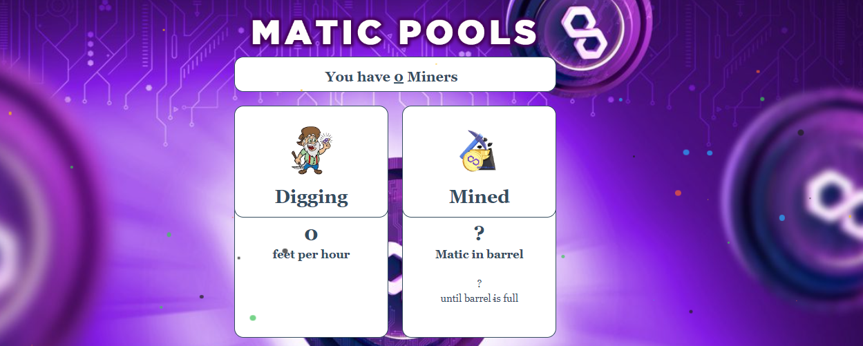 Matic Pools - a platform that pays you daily rewards