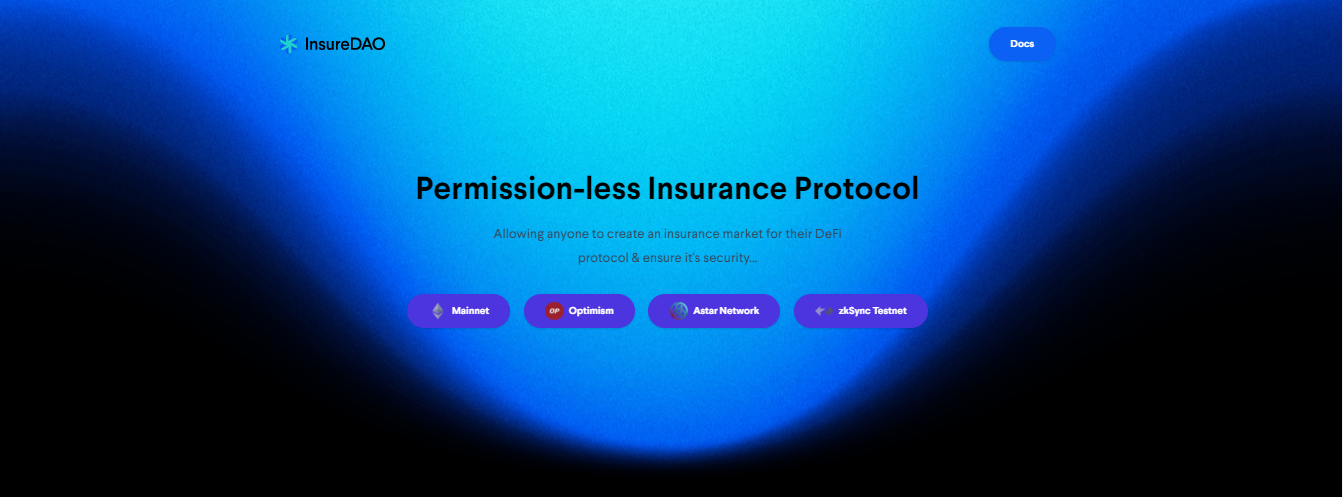 InsureDAO - a profitable insurance on the blockchain