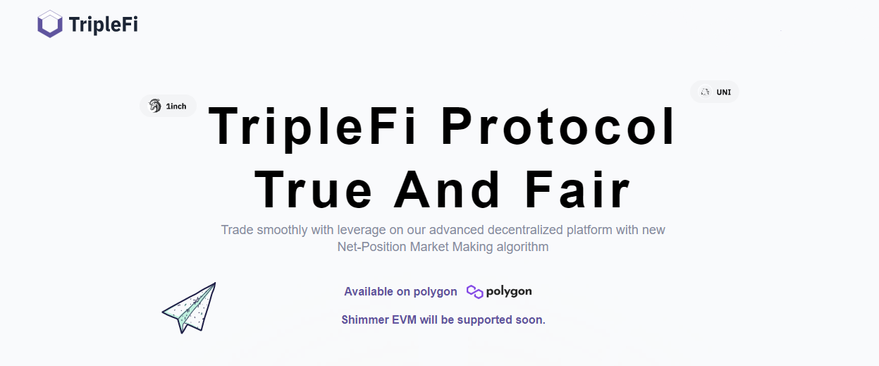 TripleFi - выгодная торговля с кредитным плечом на блокчейне