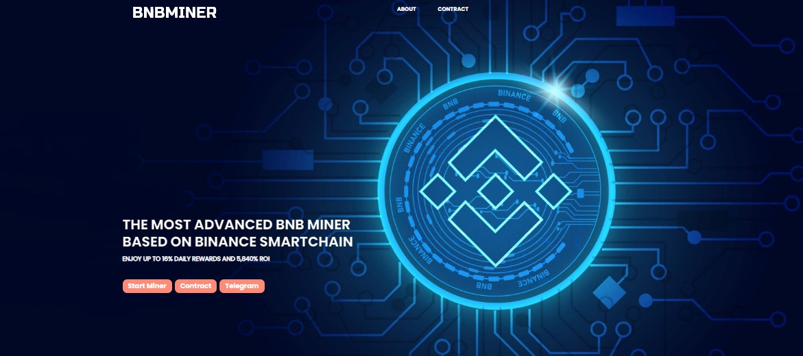 Bnbminer - earn daily rewards through mining