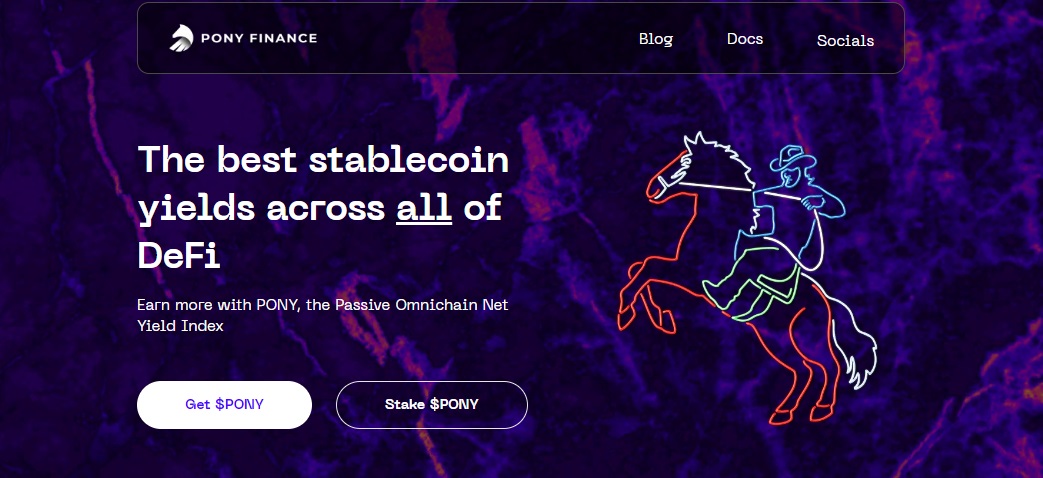 Pony Finance - a stable yield on the Ethereum blockchain