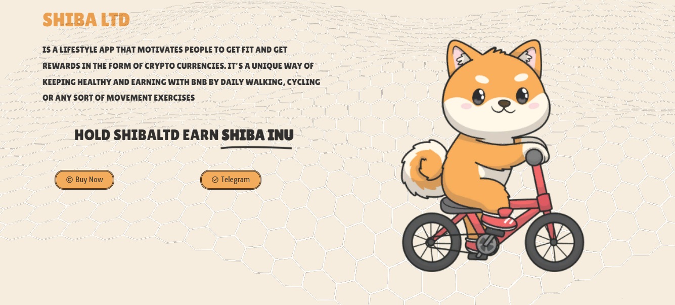 SHIBA LTD - фитнес-приложение на блокчейне