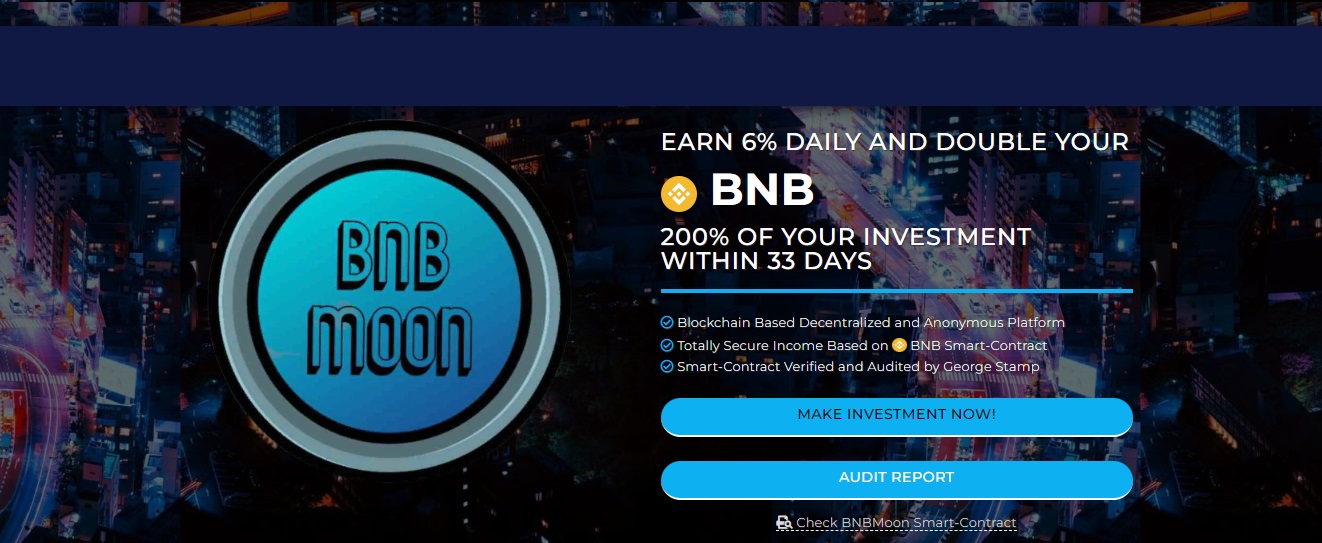 Bnb Moon - децентрализованная система с различными функциями