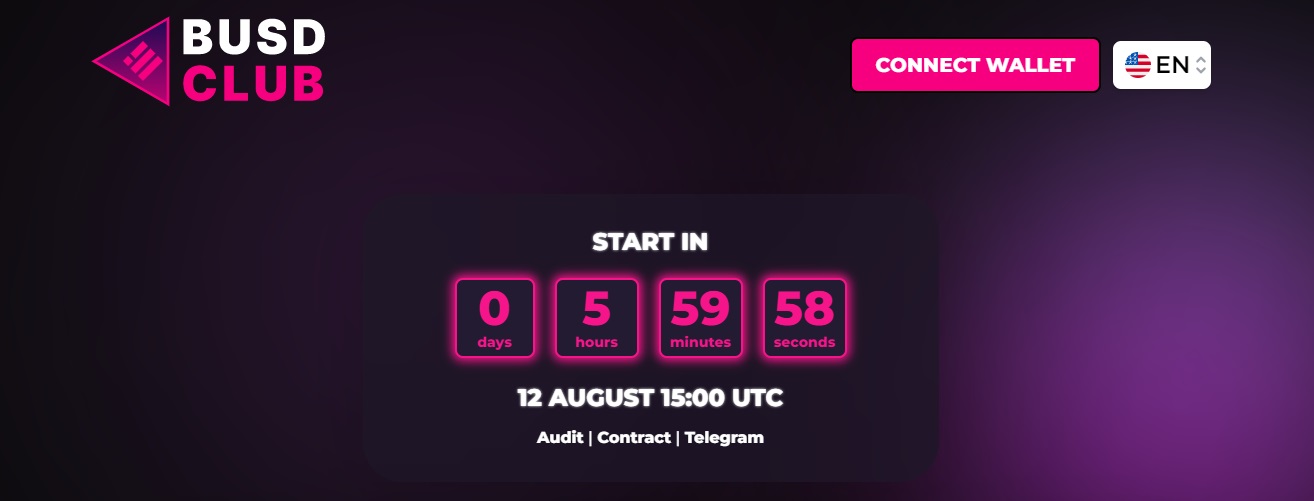 BUSD CLUB BUSD CLUB - инвестиционная программа для заработка токенов