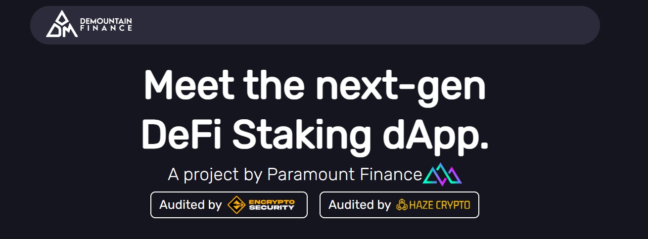 DeMountain Finance - a blockchain staking application