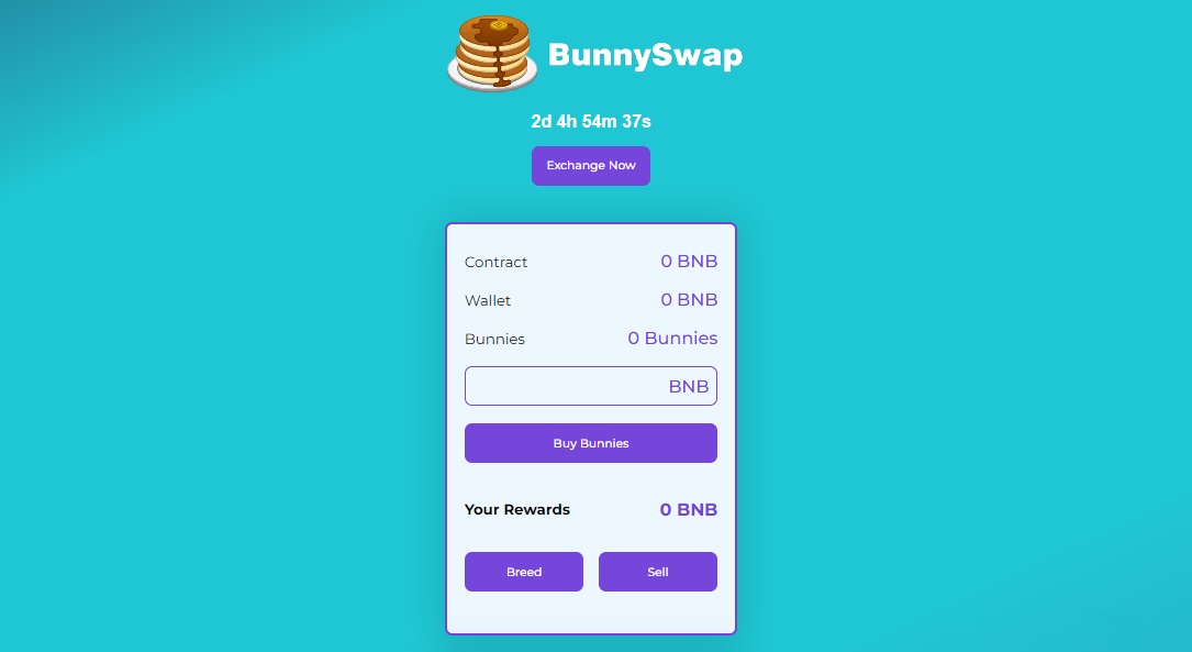 BunnySwap: получайте токены через блокчейн