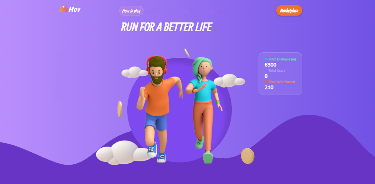 WEMOV - мобильное приложение для заработка через фитнес