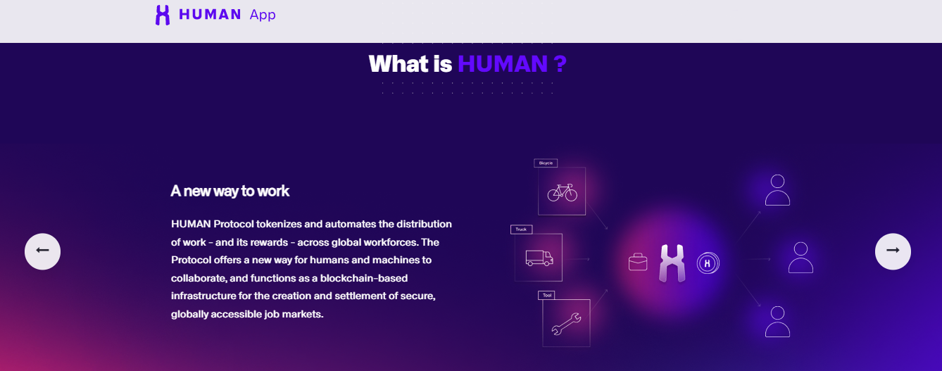 Human App: manage work activities through the blockchain