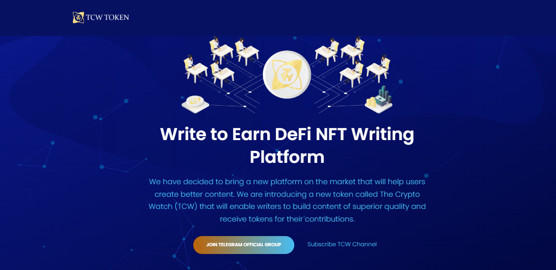 TCW Token - проект для создания контента на блокчейне