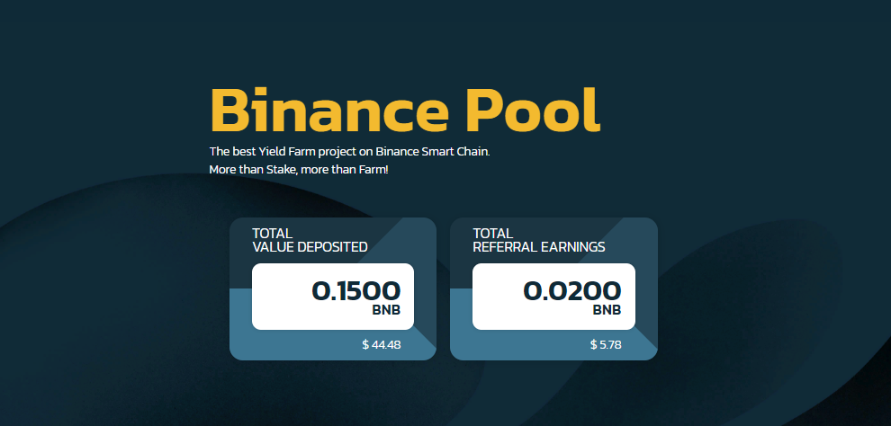 Binance Pool - profitable investment plans