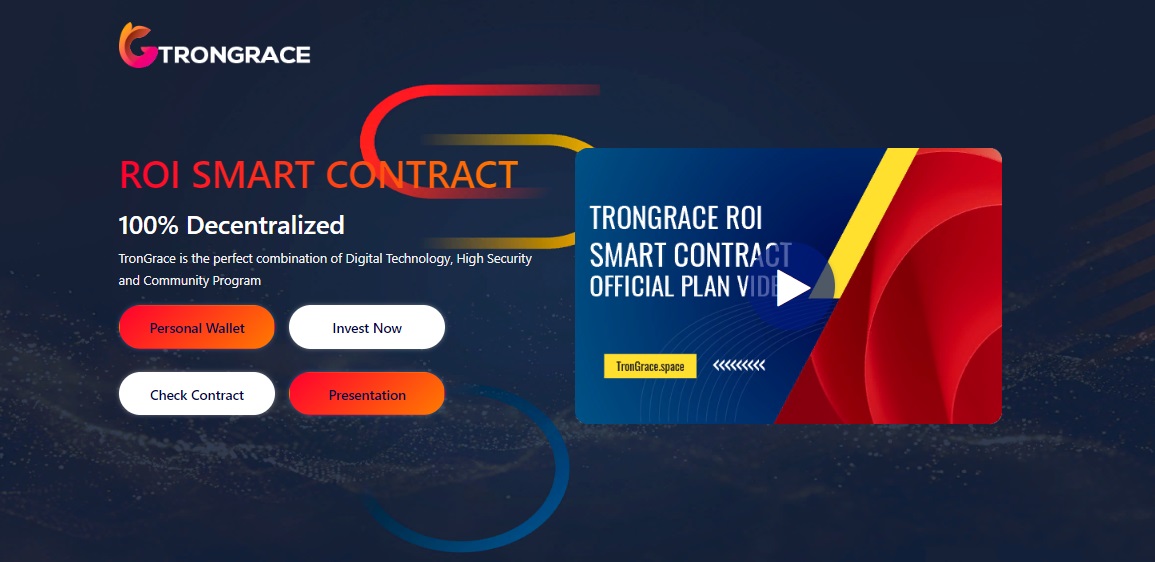 TRONGRACE - daily rewards on the Tron network