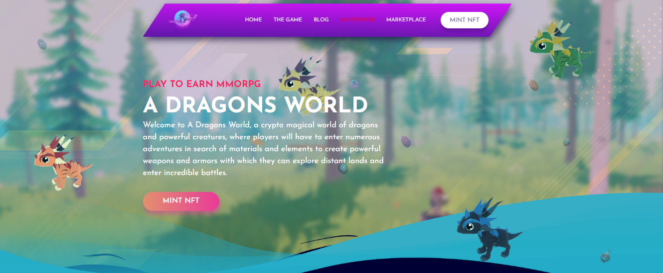 A Dragons World - various ways to earn tokens