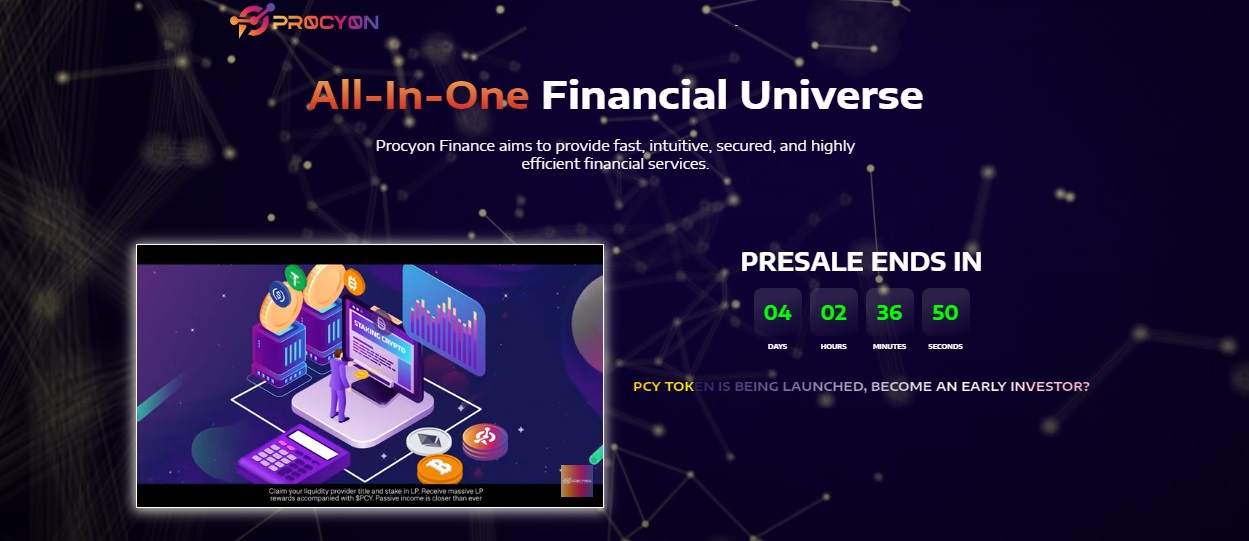 Procyon Finance - a trading market on the blockchain