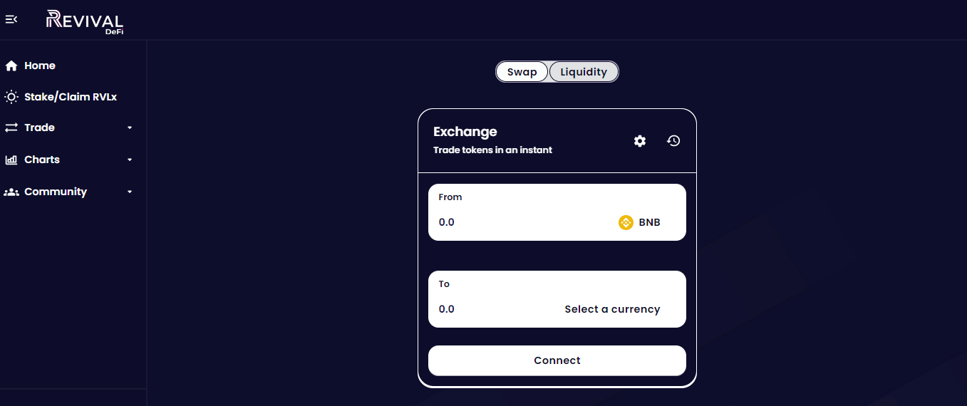RVL.FINANCE - экосистема в сети блокчейна BNB Chain