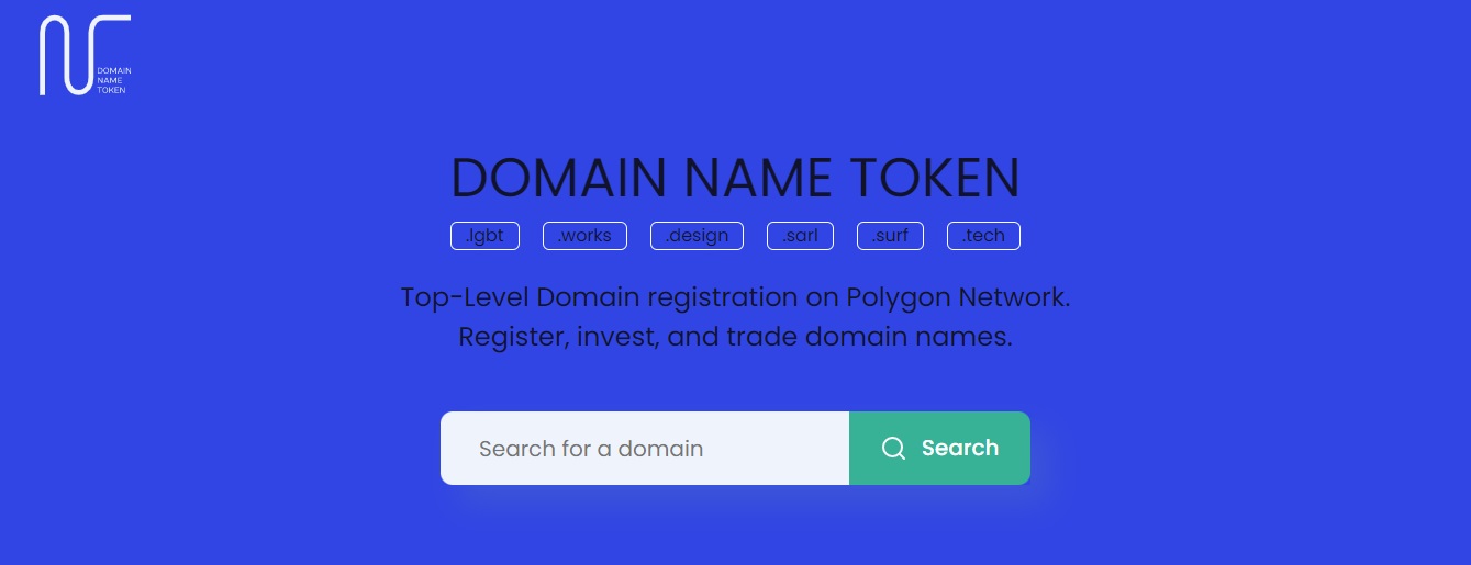 Domain Name Token - create domain names on blockchain