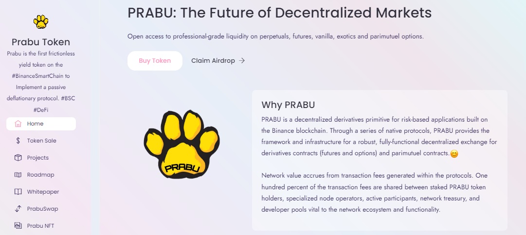 Prabu BNB - разные инструменты на блокчейне