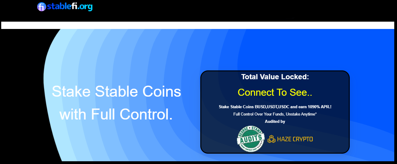 Stablefi Protocol - устойчивый стейкинг на блокчейне