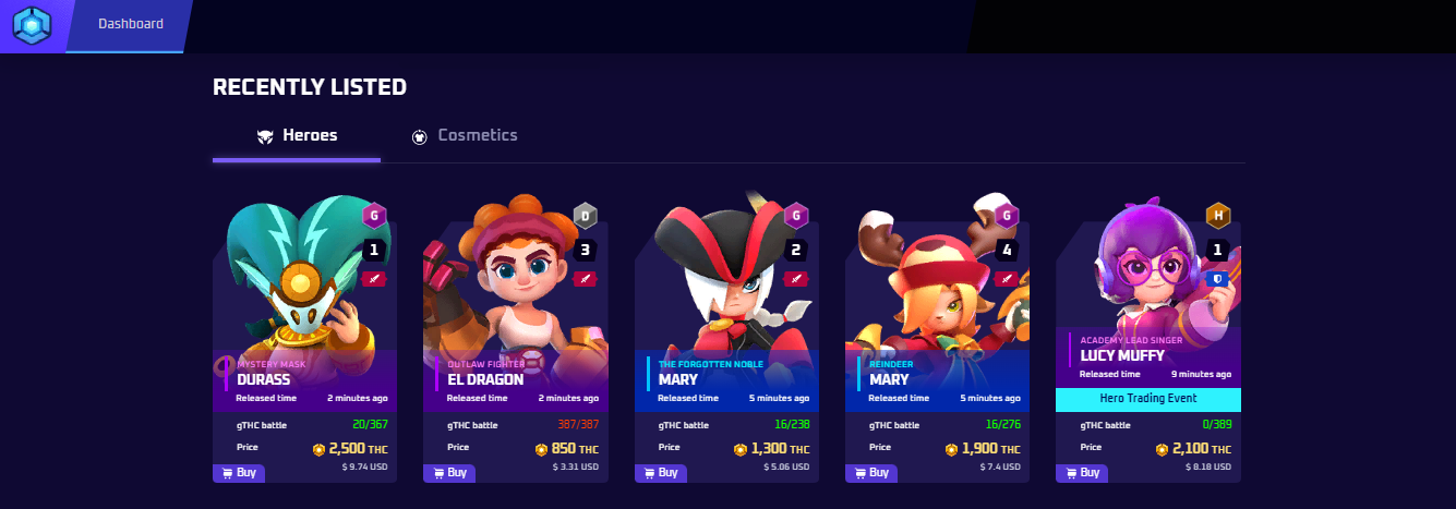 Thetan Arena - a game platform with different modes