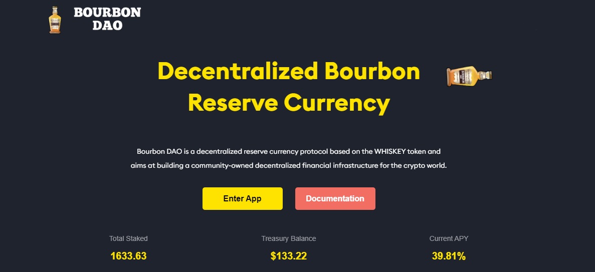 Bourbon DAO - a reserve currency protocol on the blockchain