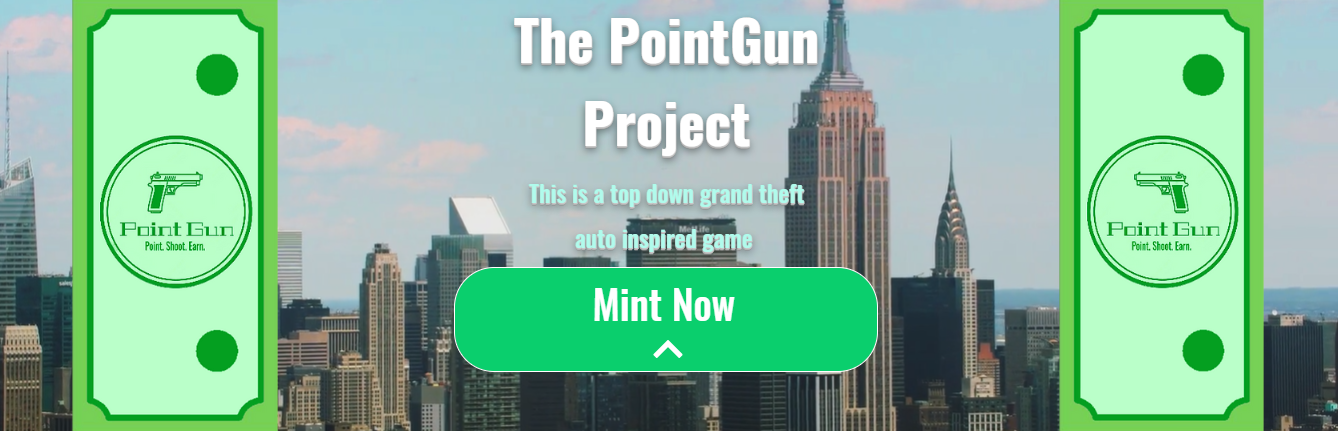 Pointgun - a game project with different missions on the blockchain