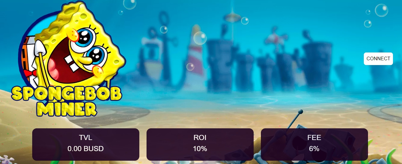Spongebob Miner - an investment program with daily rewards