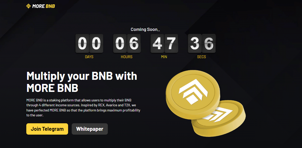 MoreBNB - инвестиционная программа на блокчейне