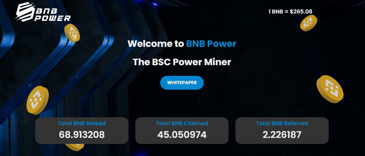 BNBPower - инвестиционные планы для заработка