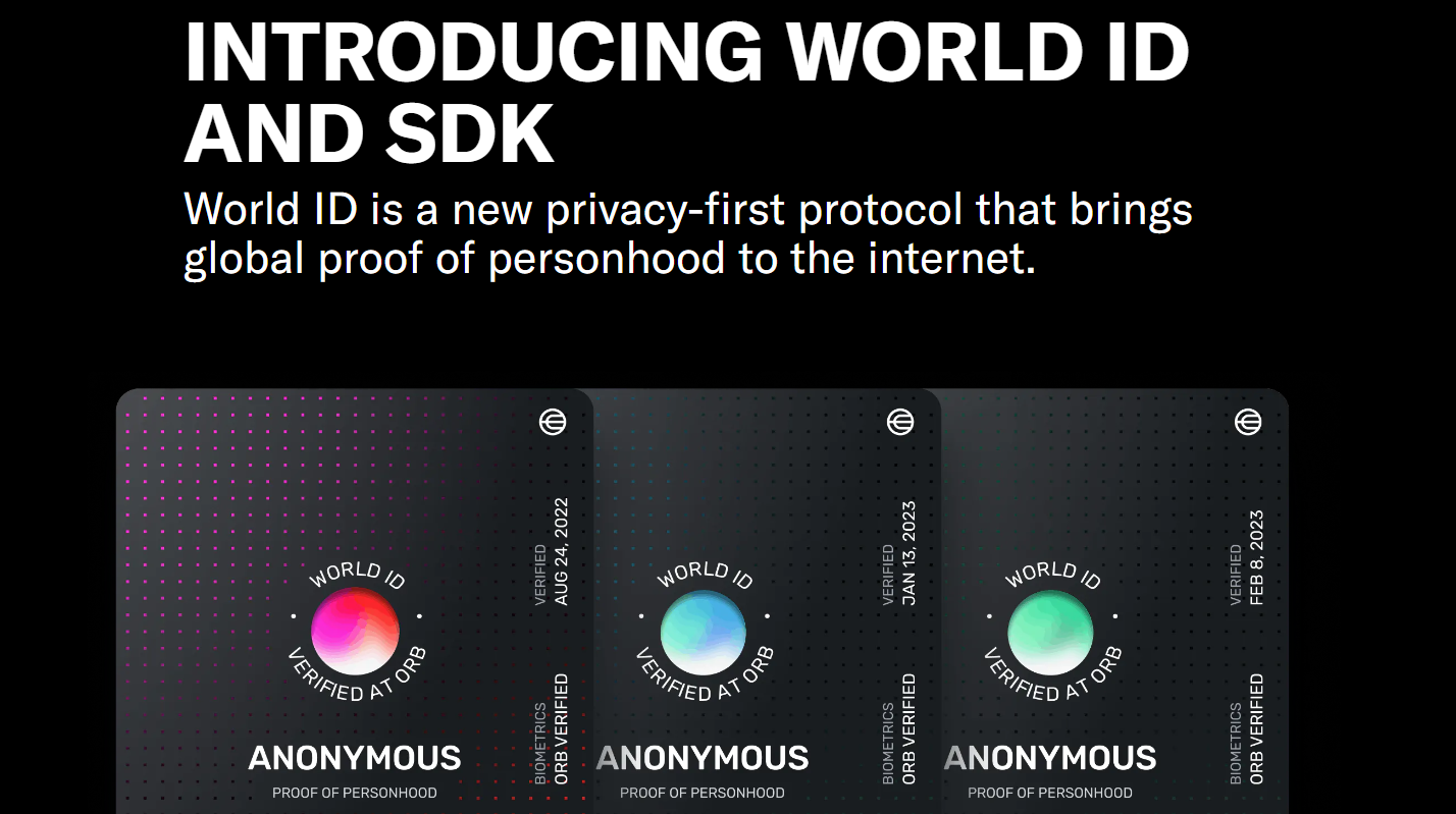 INTRODUCING WORLD ID AND SDK