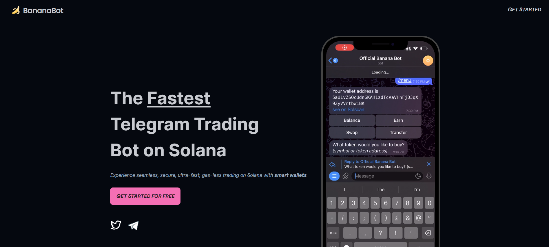 BananaSwap Bot: Smart Trading on Solana without Borders and Commissions - news