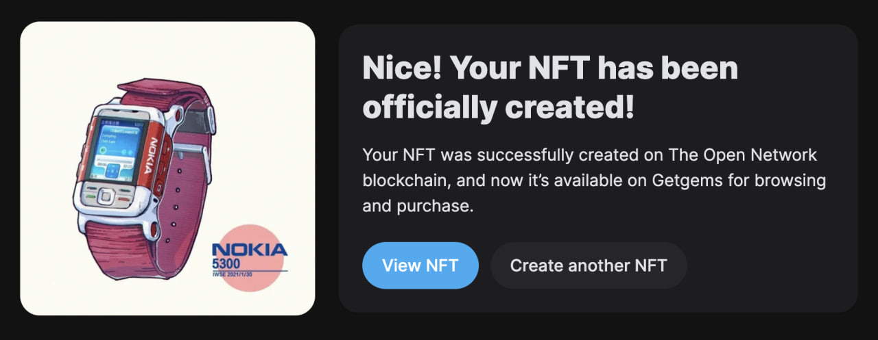 Adding NFT