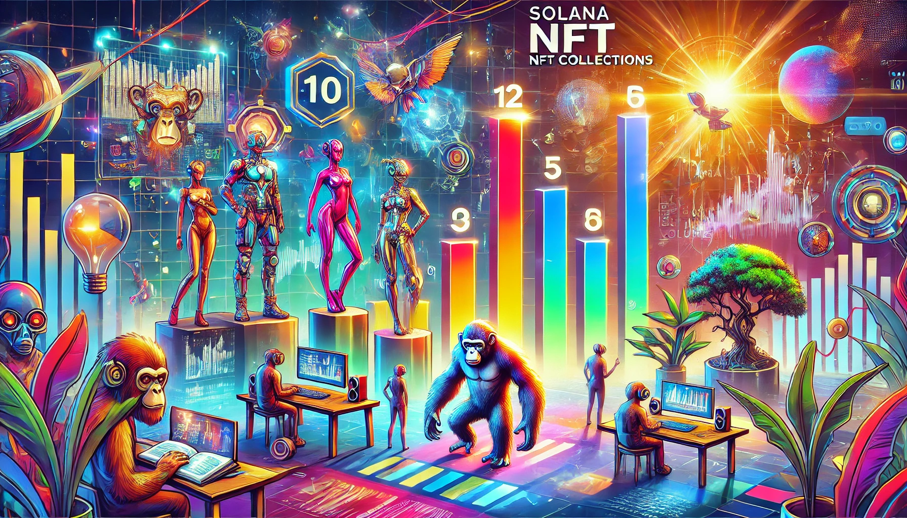 Top 10 Solana NFT collections: list of the most ambitious projects, rankings, trading volume - news