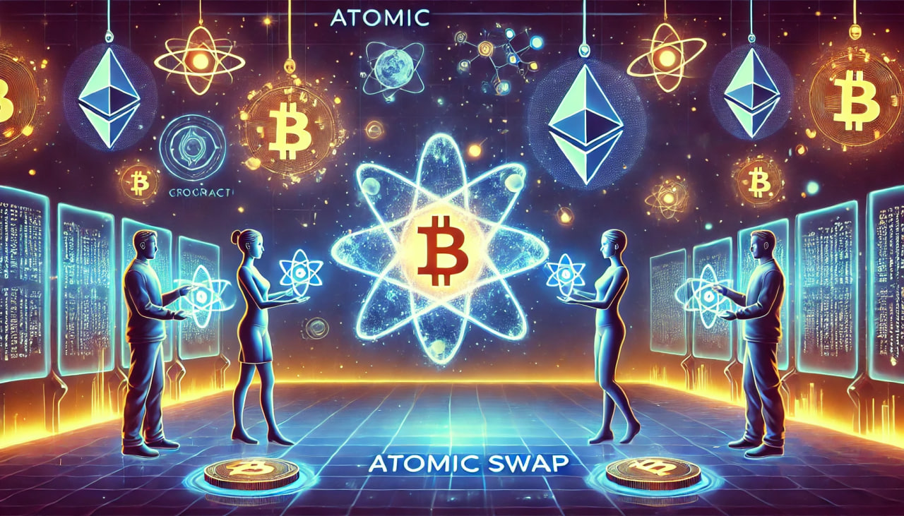 The principle of atomic swap operation