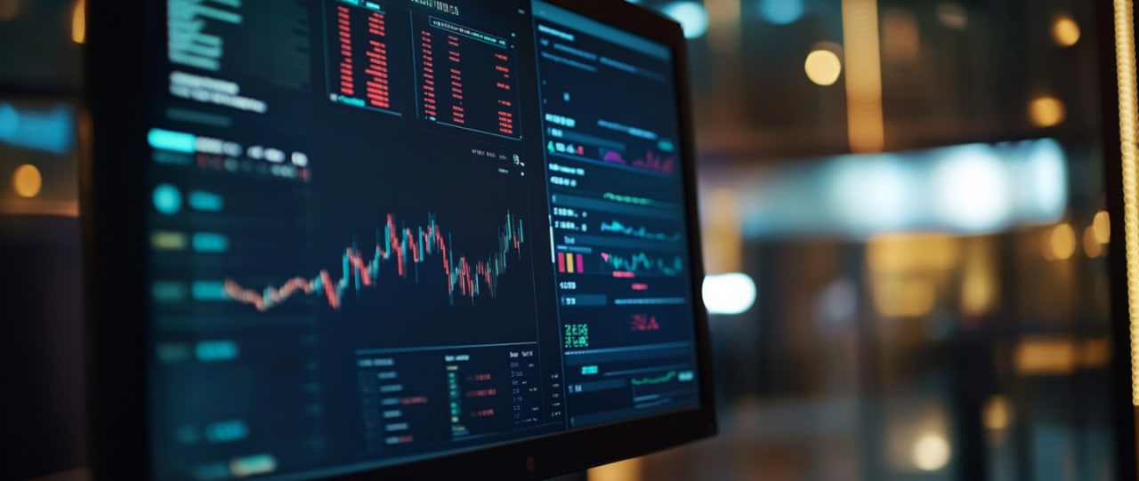 Computer screen showing Gate.io exchange interface and charts