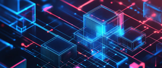 Data architecture with digital elements symbolizing SubQuery's operations