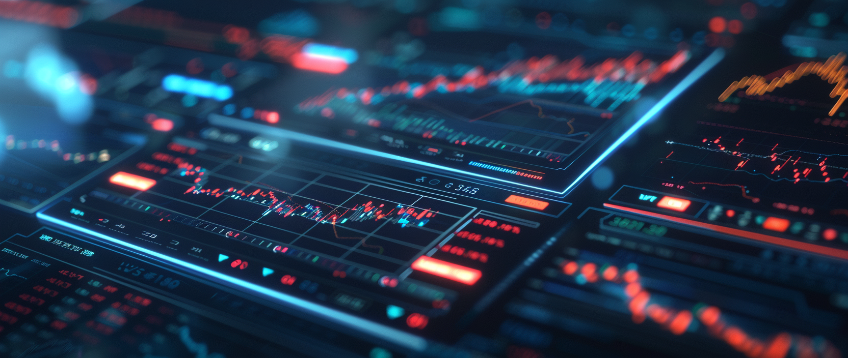 Cryptocurrency charts and analytics on a digital asset management platform