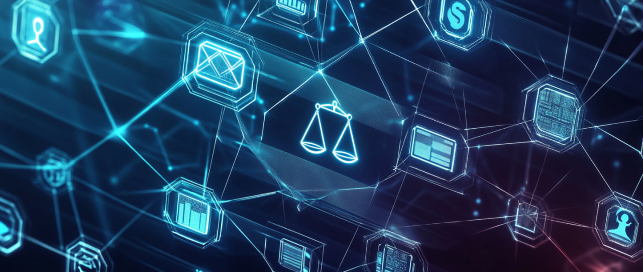 Interaction with decentralized applications in compliance with legal standards.