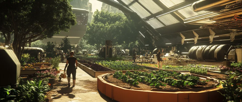 Players harvesting crops in the DeFi Land game