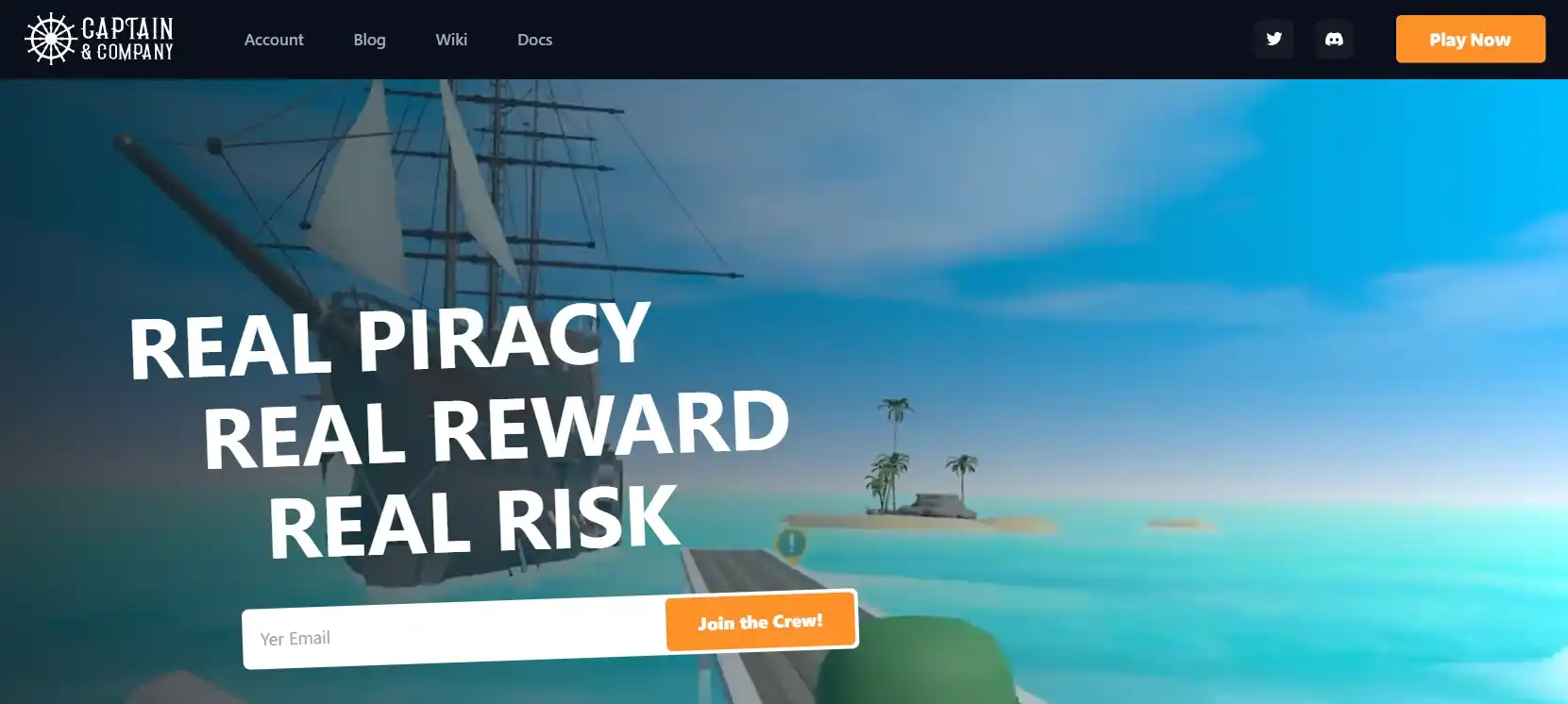 Unique Pirate MMORPG Captain & Company