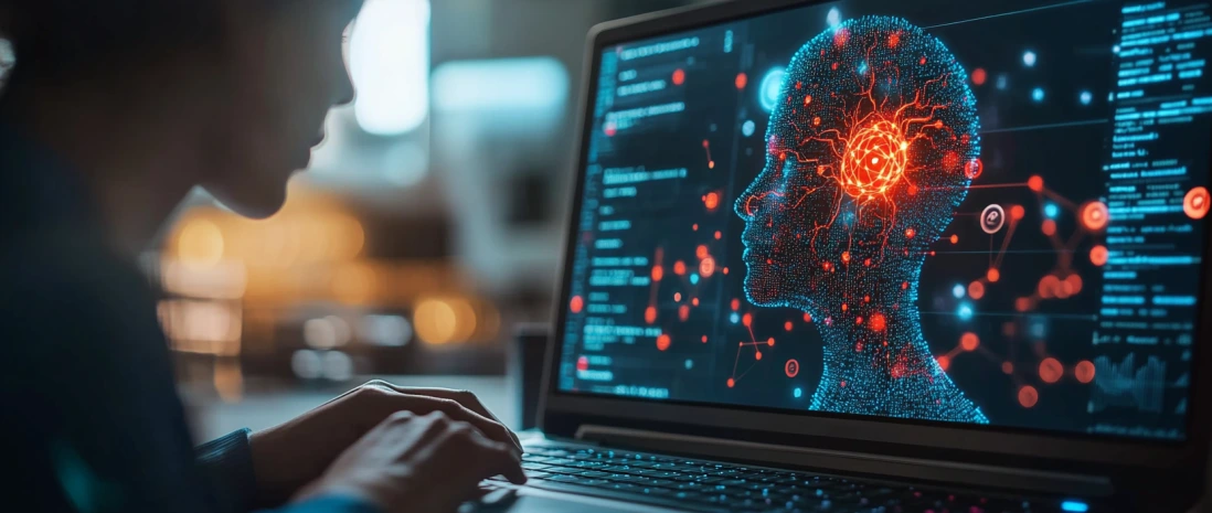 SparkChain AI node transmitting web data to the AI system