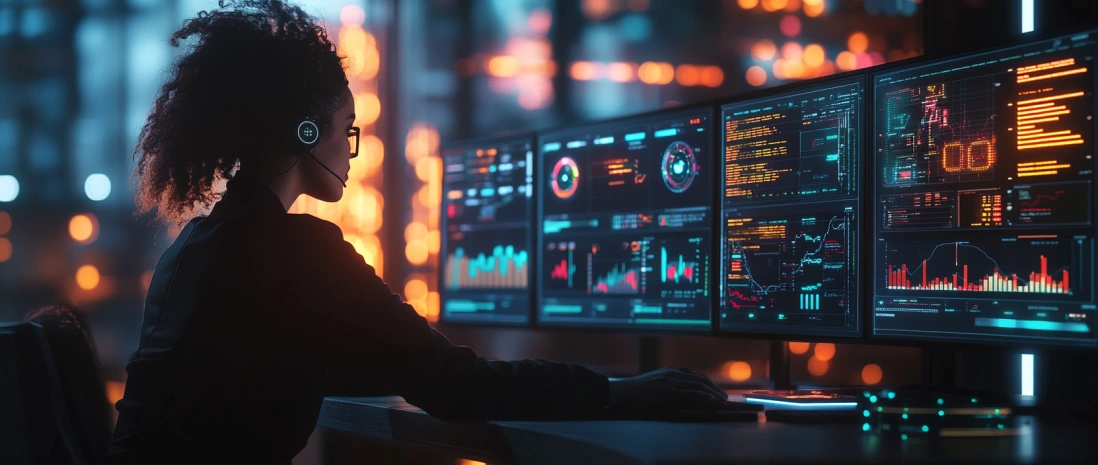 User on Cicada Finance platform analyzing DeFi data and charts