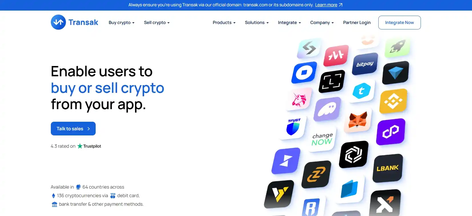 Платформа Transak