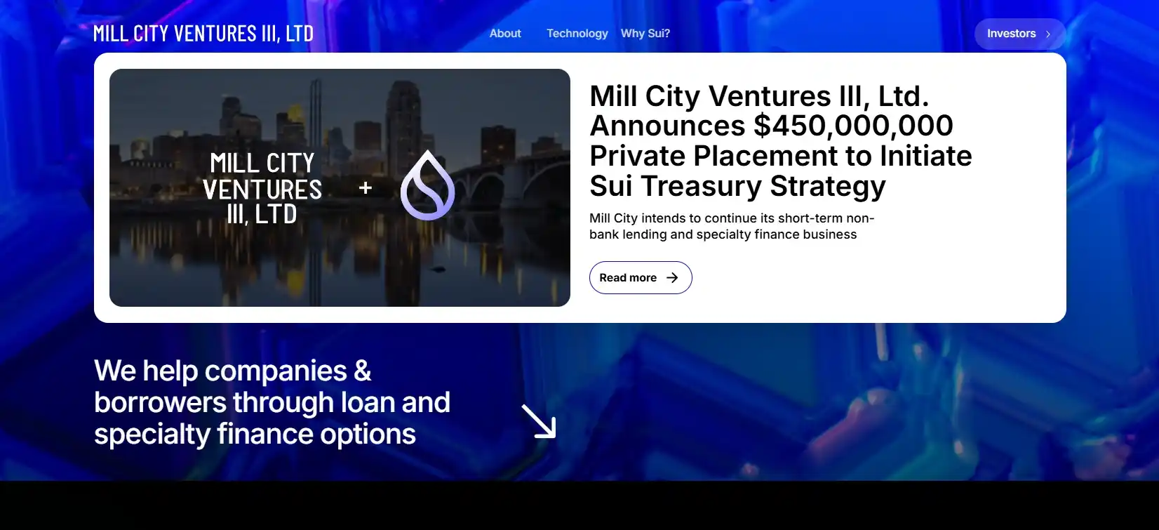 Mill City Ventures III
