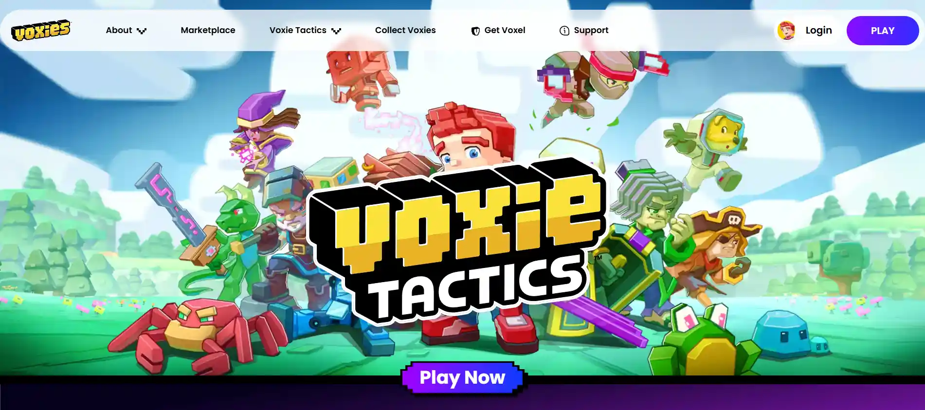 Voxies offers classic tactical voxel-based gameplay
