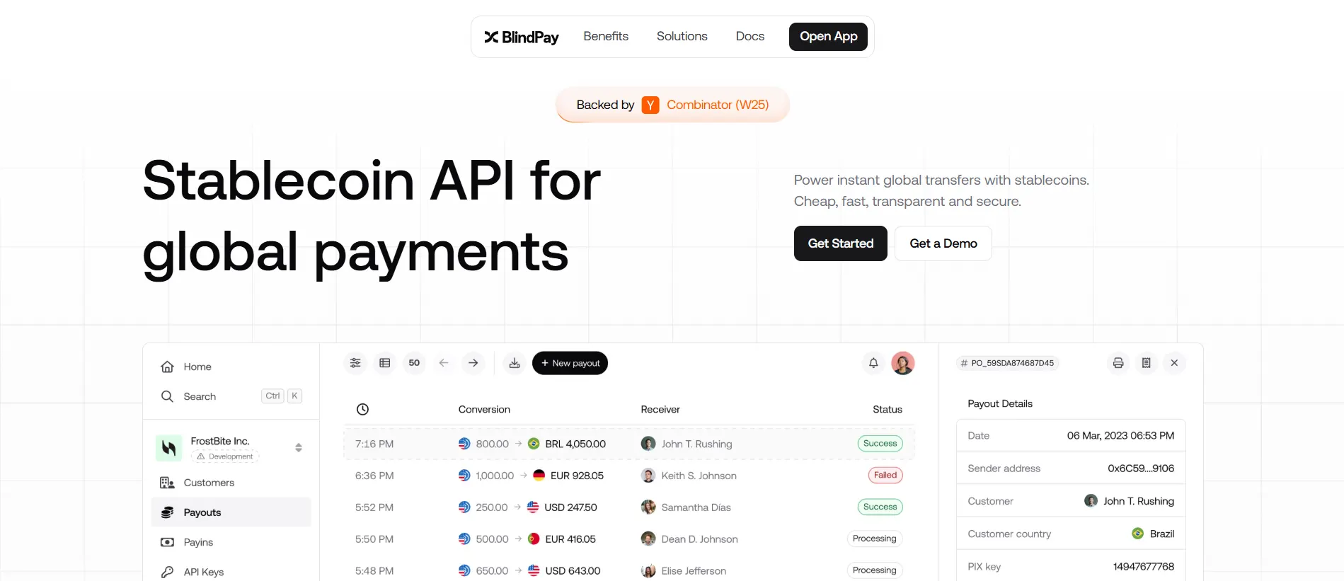 BlindPay — platform for international transfers