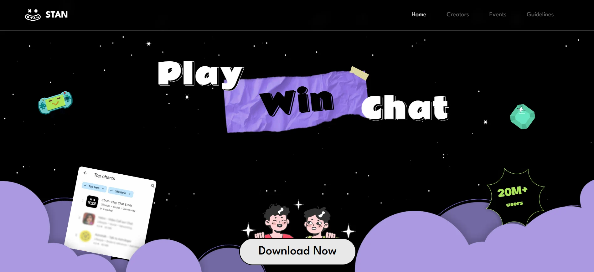 STAN is a next-generation Web3 platform for gamers