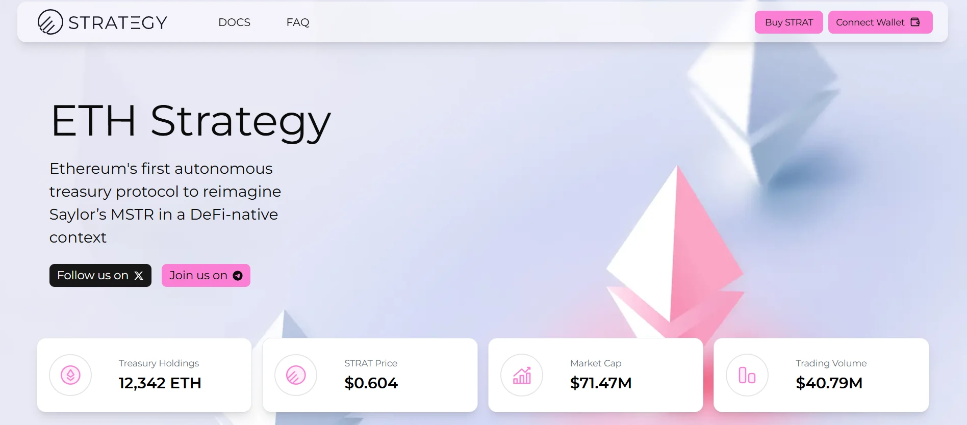 ETH Strategy — это on-chain-протокол