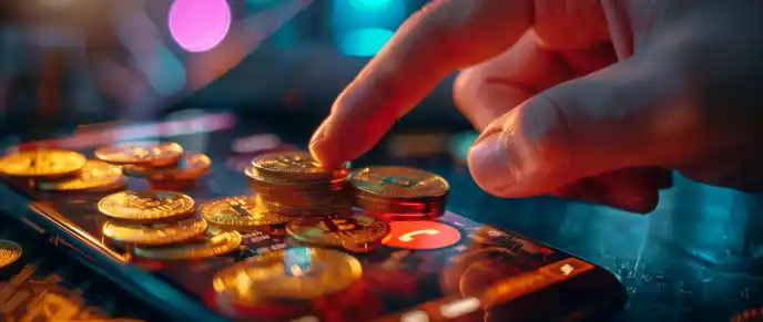 Рука пользователя играет в Stack в Telegram