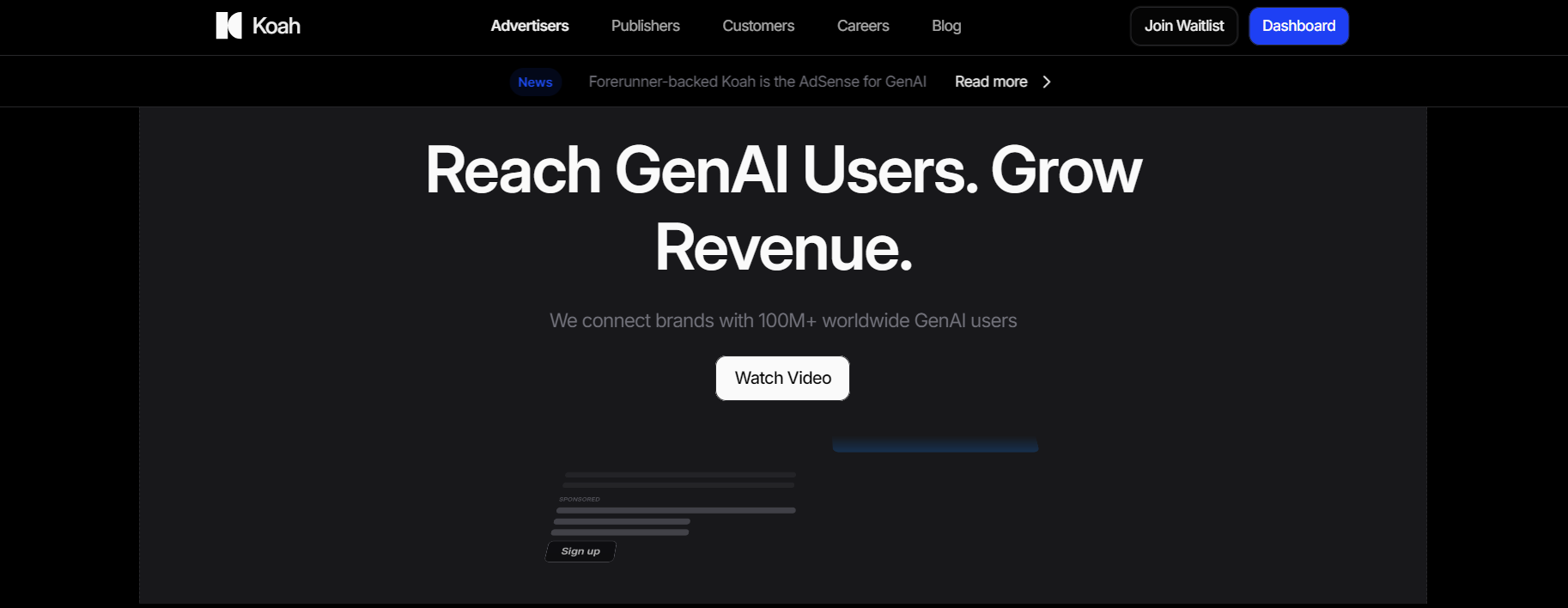 Koah Labs next-level platform for AI app monetization