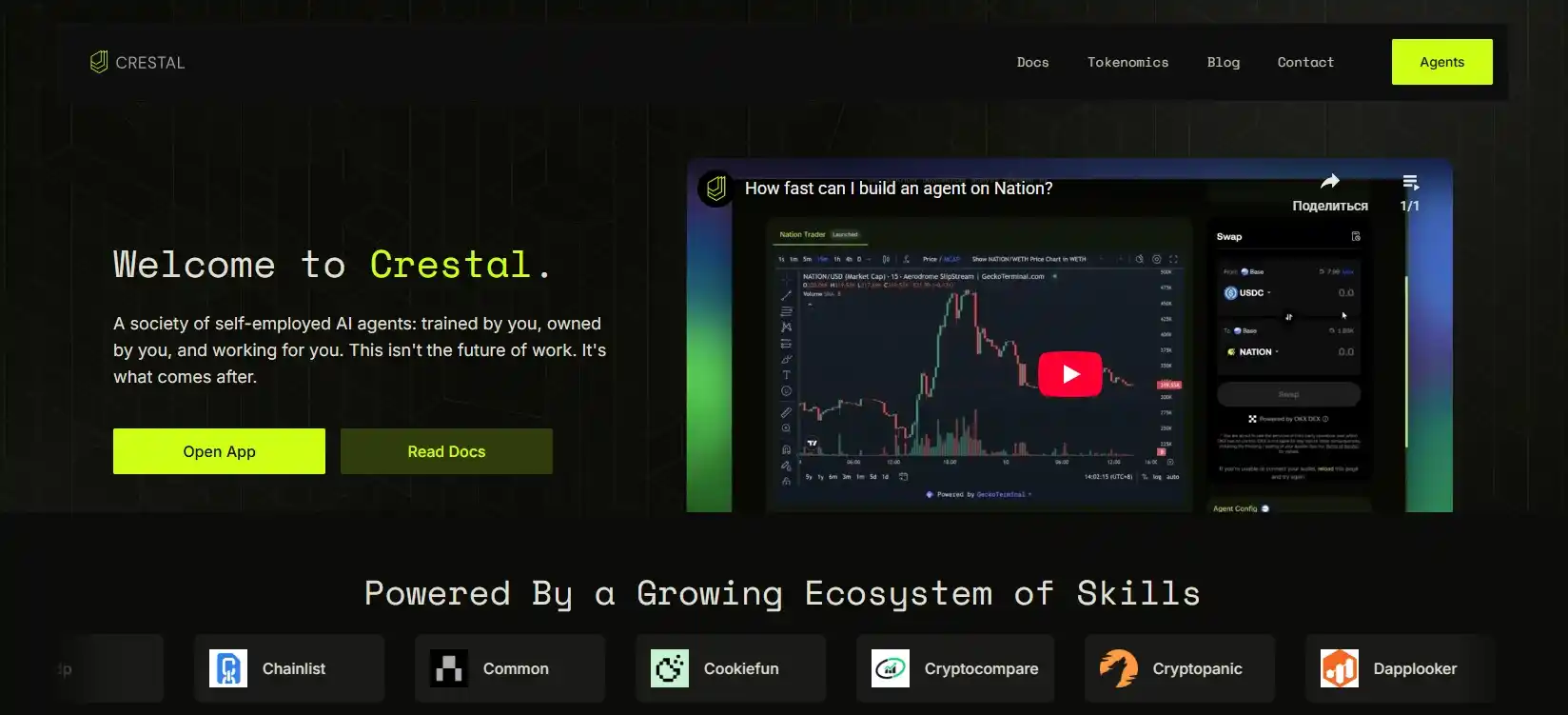 Проект Crestal Network