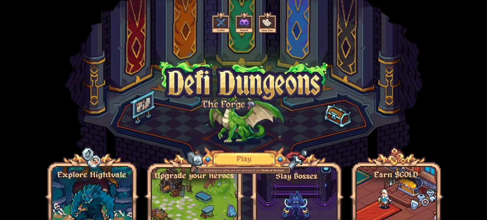 Defi Dungeons Game